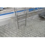 50 cm breed, 11,60 meter lengte. Gebruikt. RVS transportband.